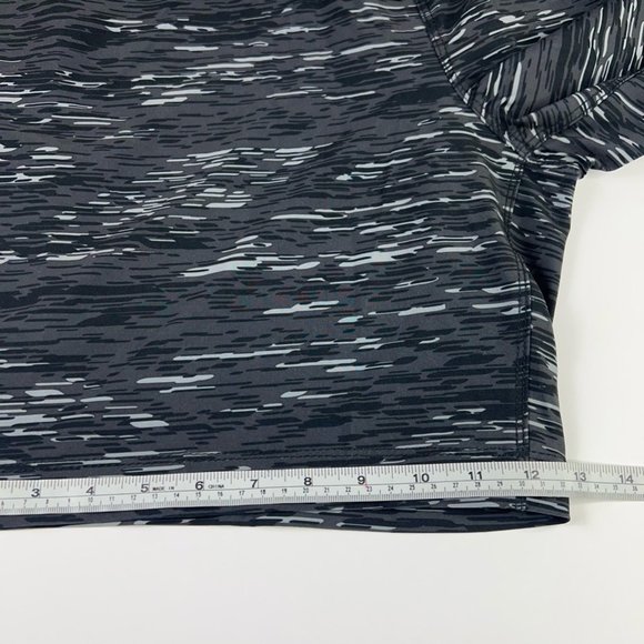 Speedo Mens Tech Volley Swim Shorts Black White Space Dye Drawstring XL New - Picture 5 of 12